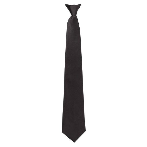 Whites Chefs Clothing Clip-on Krawatte schwarz, A724, 5050984252648