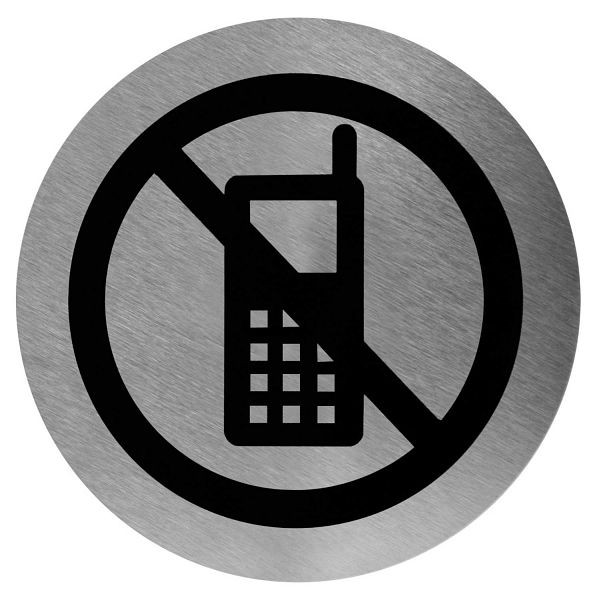 KEMMLIT Türsymbol Basic, Mobile Nutzung verboten, 252.420