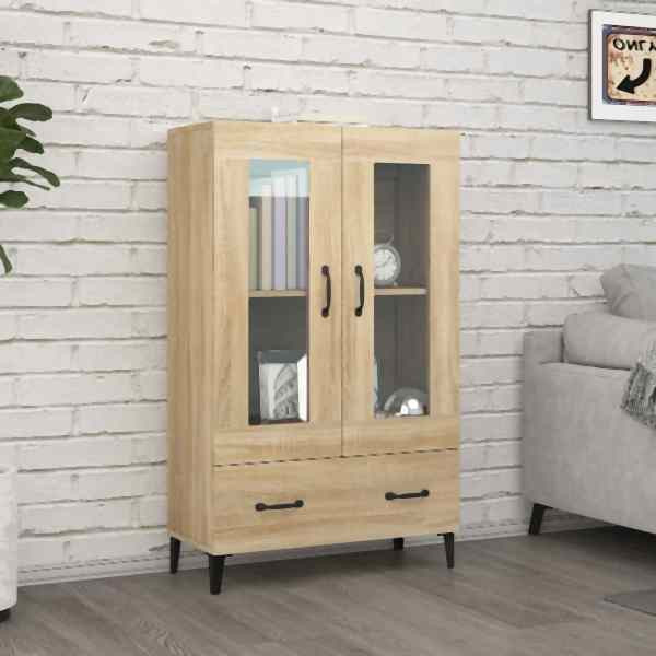 vidaXL Highboard Sonoma-Eiche 70x31x115 cm Holzwerkstoff, 812558
