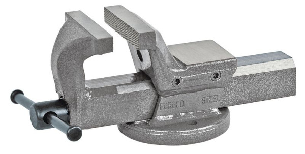 KUKKO Parallel-Schraubstock, Farbe: grau, Breite der Schraubstockbacken: 100 mm, 525-100-G