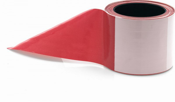 Nölle Absperrband, 500 m x 80 mm, rot/weiß, VE: 8 Stück, 729350