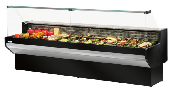 NordCap COOL-LINE Freikühltheke, PATAGONIA 200 ST schwarz, 506140200