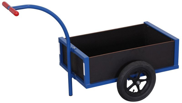 VARIOfit Leichter Handwagen, Ladefläche: 690 x 425 mm, RAL 5010 enzianblau, zu-1181