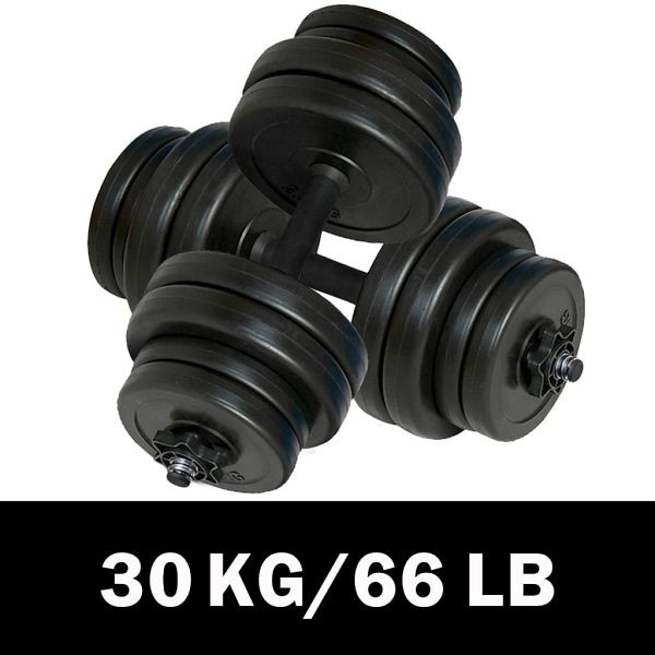 vidaXL Kurzhanteln 2x15 kg, 90267