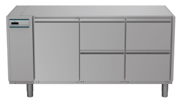 ALPENINOX Kühltisch, 3 Abteile CRIO HPO 3-7031, für GN 1/1, zentralgekühlt, Umluftkühlung, 402712836