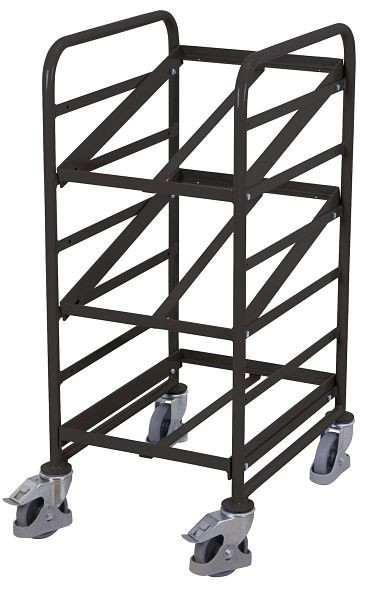 VARIOfit Eurokastenwagen, Ladefläche: 410 x 610 mm, RAL 7016 anthrazitgrau, sw-610.100/AG