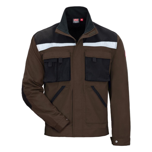 NITRAS MOTION TEX PLUS, Arbeitsjacke, Größe: 60, Farbe: braun, VE: 10 Stück, 7657-60