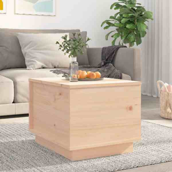 vidaXL Couchtisch 40x50x35 cm Massivholz Kiefer, 813410