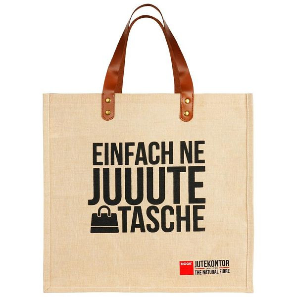 NOOR Jutetasche Einfach eine Juuuute Tasche, 0705NR2020-1