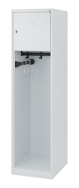 C+P Feuerwehrspind Evolo, Modell YOUNGSTER, 1 Abteil, H1530xB400xT500 mm, Lichtgrau, 0490015-12 S10000