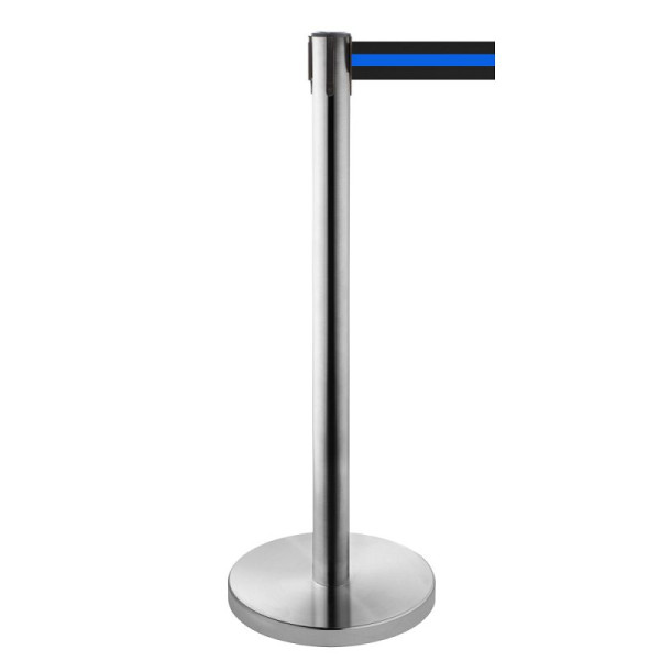 Stein HGS Personenleitsystem -P-Line Niro-, schwarz/blau/schwarz waagerecht (gestreift), mit Sicherheitsverschluss (selbstlösend), 3639103