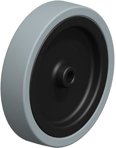 Blickle VPA 150/12G Rad aus Vollgummi, Grau, 105130