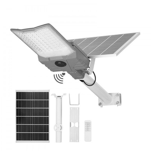 VEVOR Solar Straßenlaterne 900000LM, 12000W, LED-Flutlicht Solarleuchte mit Dämmerungssensor, Fernbedienung, IP65, FTSTYNLDHS122NVTQ001V9