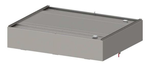 Stalgast Induktions-Deckenhaube "Expert Line", Kastenform 2400 mm x 2000 mm mit LC2 Typ A Zyklonen-/Labyrinthfilter, DH242013