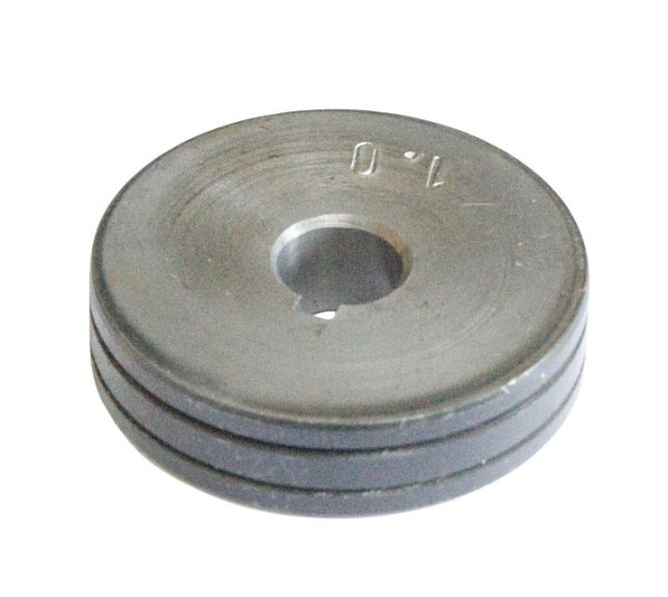 ELMAG Vorschubrolle 1,6 mm, DMS452/450/600 (Außen-Ø 31,5 mm/Innen-Ø 10mm, 20mm breit) für Fe/CrNi, TS, 'TRAPEZNUT' für DMS 452 450 & 600 D44, 54734