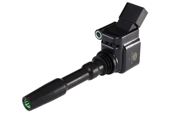 HELLA Zündspule, 4-polig, Kerzenschachtzündspule, geschraubt, 5DA 358 057-501