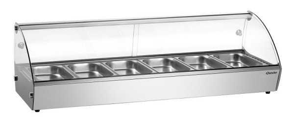 Bartscher Heiße Aufsatzvitrine R6 6 x 1/3 GN, 305059, 4015613681825