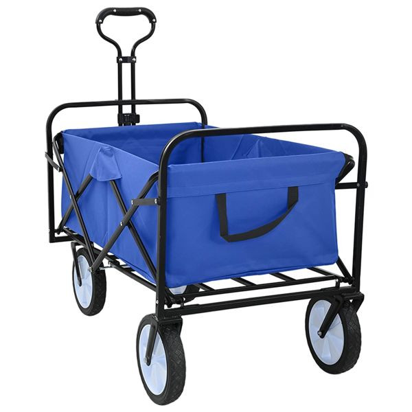 vidaXL Klapp-Handwagen Blau 94 x 53 x 99 cm Oxford-Stoff, 42020662