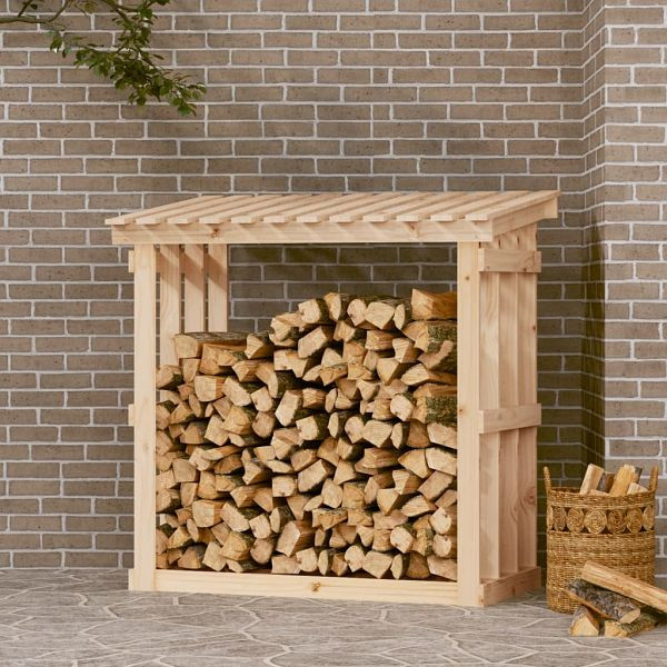 vidaXL Kaminholzregal 108x64,5x109 cm Massivholz Kiefer, 822427