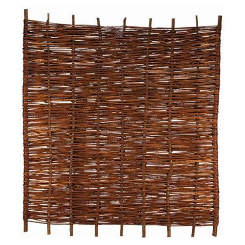 T&J ASO Weidengeflechtzaun, 180 x 150 cm, geflochten auf Haselnußruten, 36192