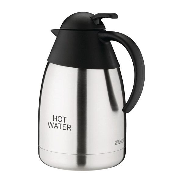 Olympia Thermoskanne 1,5L HOT WATER, Edelstahl und Polypropylen, DL162