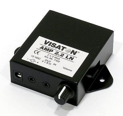Visaton Stereo-Verstärker mit Pegelsteller AMP 2.2 LN, 7102