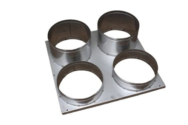 Wilms Vorsatzstück, 4 Öffnungen à 305 mm Ø für HZ 190, 6169217