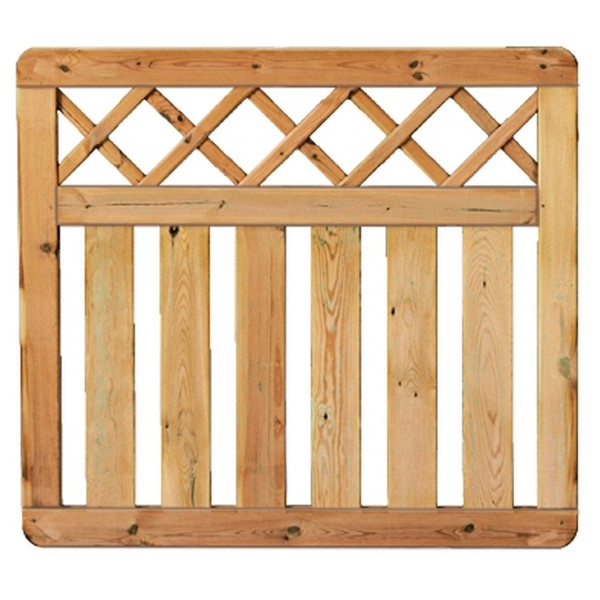 T&J KAMPEN-Serie Senkrecht Ranki 100 x 90 cm, Rahmen 45/70 mm, kdi grün, Latten 16/90 mm, glatt, 15119