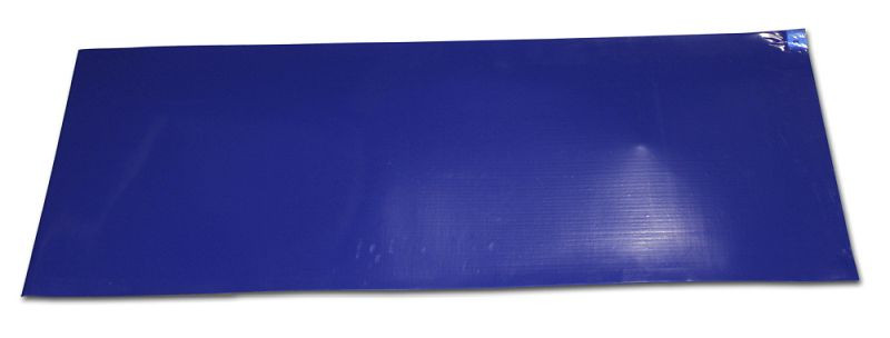 Ergomat Sticky Matte, Block mit blauen Blättern, 300 Blatt, Länge 114 cm, Breite 46 cm, SM46114-BLUE