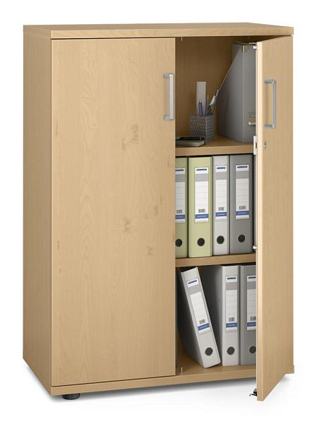 Deskin Flügeltürenschrank MULTI MODUL-PRO, Buchedekor, B 800 x H 1140 x T 420 mm, 351731