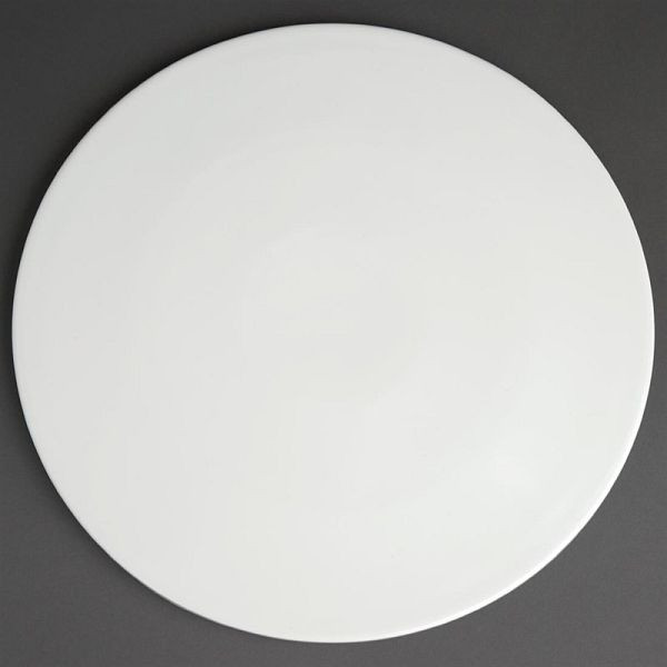 Olympia Whiteware randlose Pizzateller 33cm, VE: 6 Stück, GM448