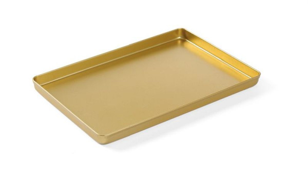 Hendi Tablett für die Präsentation, von Süßwaren gold 300x200x20mm, 808559