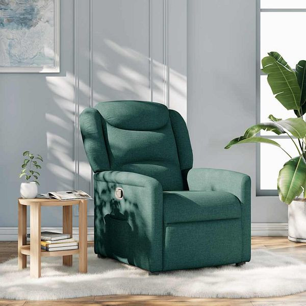 vidaXL Relaxsessel Dunkelgrün Stoff, 4015602, 8721158336088