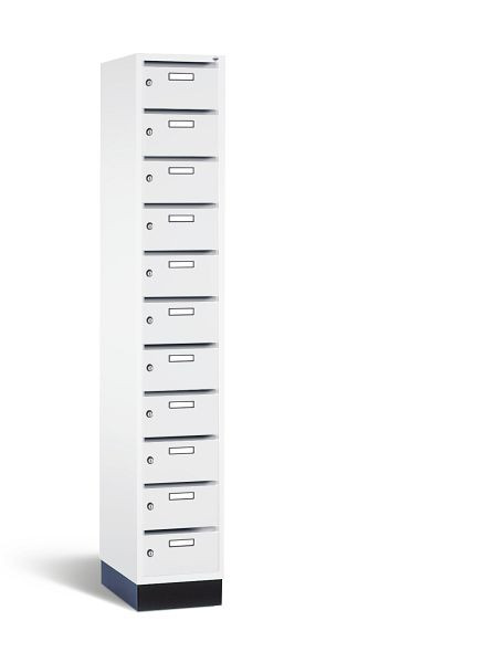 C+P Verteilerschrank Intro, H1950xB320xT490mm, Farbe: Verkehrsweiß, 8170-111 S10036