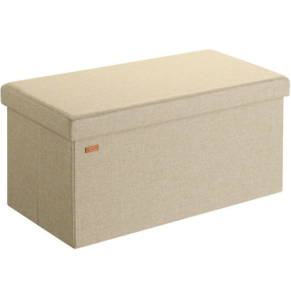 casaria Sitzbank Beige 76x38x38cm MDF faltbar, 109839, 4251779134298