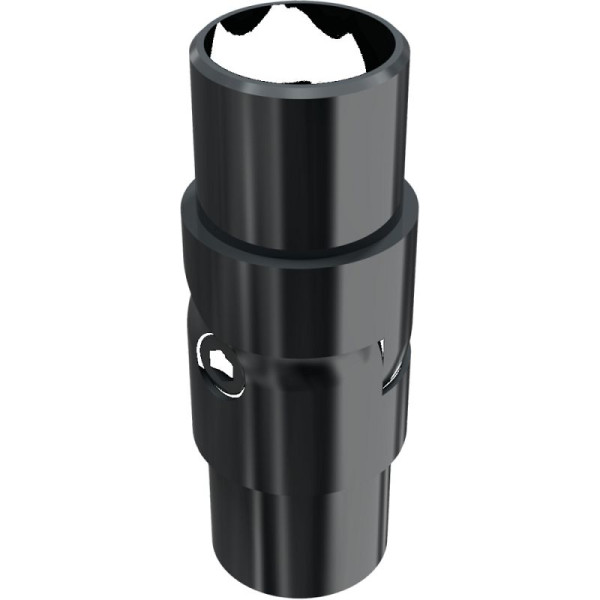 Stein HGS Stil-Schutzgeländer, Gelenkstück /Ø 33,7mm, bis 90° einsetzbar, anthrazitgrau (Eisenglimmer), 495.24b