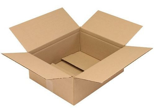 TransPak Wellpapp-Faltkarton 1-wellig, Innenmaß 400 x 330 x 160 mm, Qualität 1.30C, VE: 25 Stück, 299276