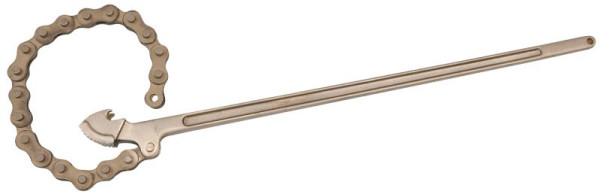 KS Tools BRONZEplus Kettenrohrzange Durchmesser bis100mm leichte Ausführung, 963.1714