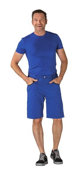 Planam DuraWork Shorts, kornblumenblau/schwarz, Größe S, 2942044
