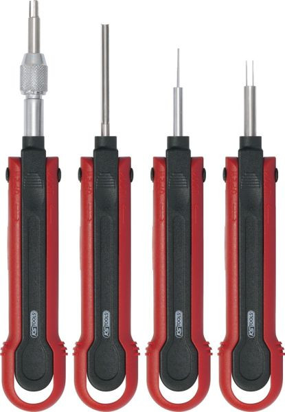 KS Tools Profi-Entriegelungswerkzeug-Satz NFZ, Upgrade1, 4-teilig, 150.0805