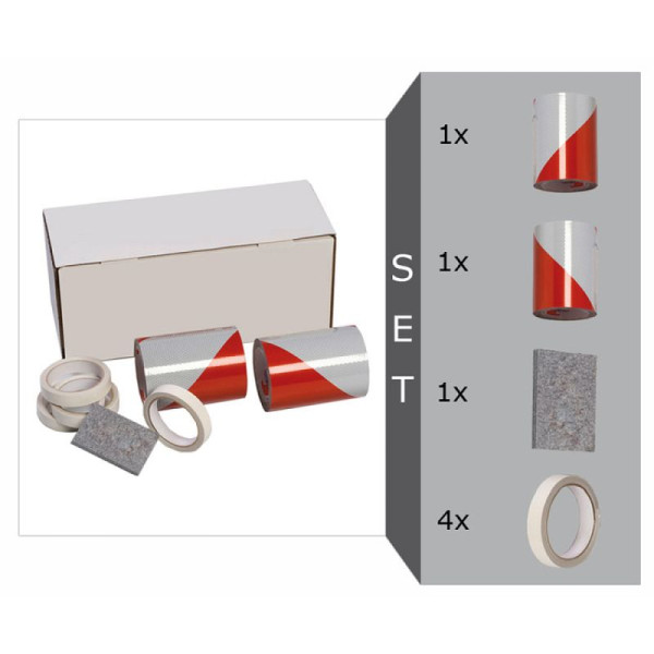 Stein HGS KFZ Warnmarkierung nach DIN 30710 Komplett-Set, 282 mm, 14051