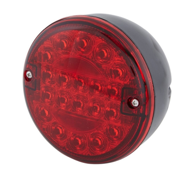 HELLA VALUEFIT Nebelschlussleuchte, Valuefit, LED, 24/12V, Anbau, Lichtscheibenfarbe: rot, Kabel: 300mm, Stecker: Flachstecker, hinten, 2NE 357 026-231