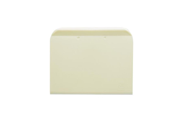 Schneider Teigabstecher mit Griffleiste, Größe: 120 x 100 mm, Polyethylen elfenbein, 227230