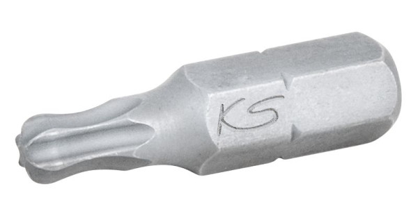 KS Tools 1/4" Bit Torx, 25mm, Kugelkopf, T10, VE: 5 Stück, 911.3390