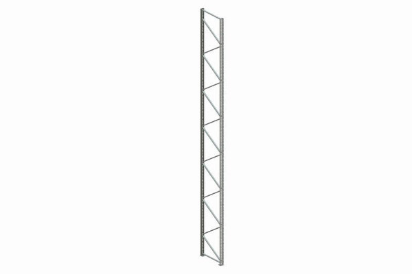 Meta Ständer 120/20 8200x1100 mm, verzinkt, für Palettenregal MULTIPAL, 20095126