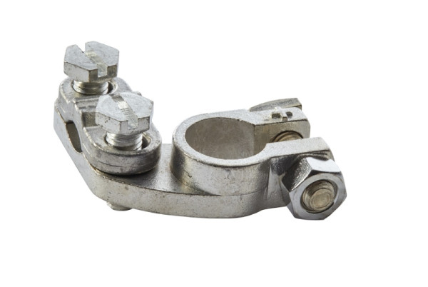 HELLA Batteriepolklemme, Form E/für Pluspol, 12/24V, Ø: 17.5mm, von: 50mm², bis: 120mm², DIN/ISO: 72 331, 8KX 707 911-001