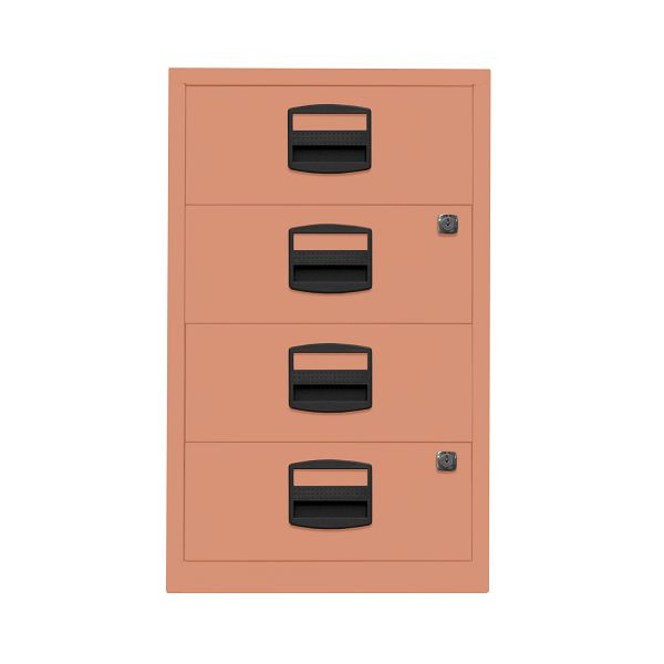 Bisley Home Beistellschrank PFA, 4 Universalschubladen, 658 coral, PFA4S658