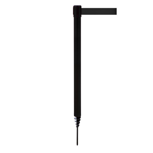 Stein HGS Personenleitsystem -P-Line Outside-, schwarz, schwarz, mit Gurtendstück (Standard), 37689-0301