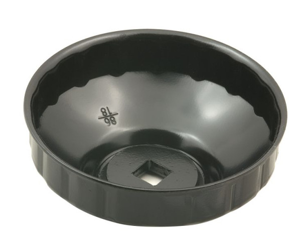 SW-Stahl Ölfilterschlüssel, Stahl, 3/8'' Antrieb, 86 mm, 18 Kanten, 08460-86/18