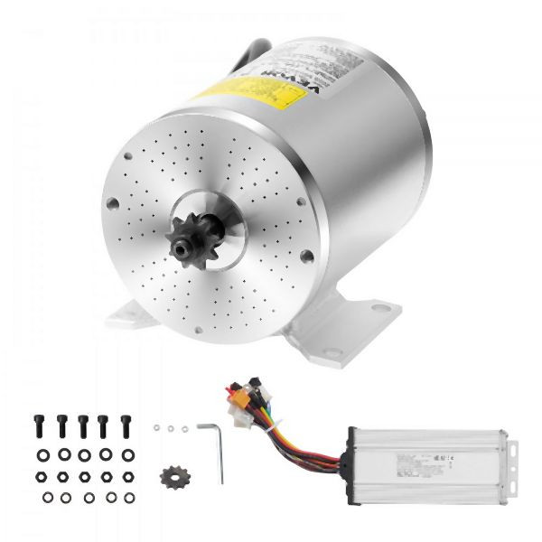 VEVOR 2000W Bürstenloser Gleichstrommotor-Bausatz 60V 4500U/min mit Controller, ZLWSDJTJ2000DDB9UV9